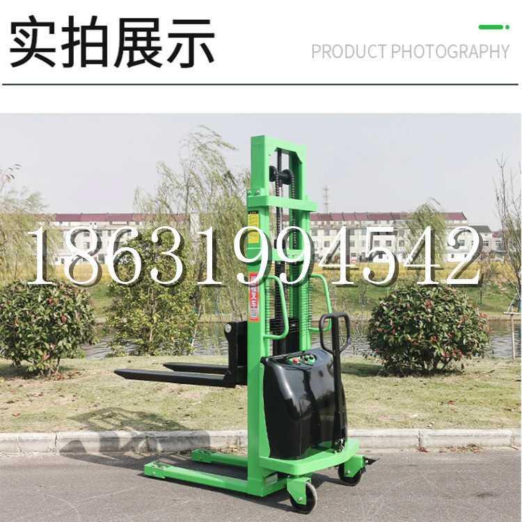 莒县电动叉车堆高车液压铲车电瓶1吨2吨站驾步行式小型全自动叉车